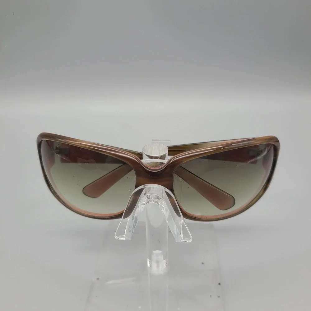 Oliver Peoples Kali Sunglasses Brown Peach Woodgrain Butterfly 64 15 110 OTPI